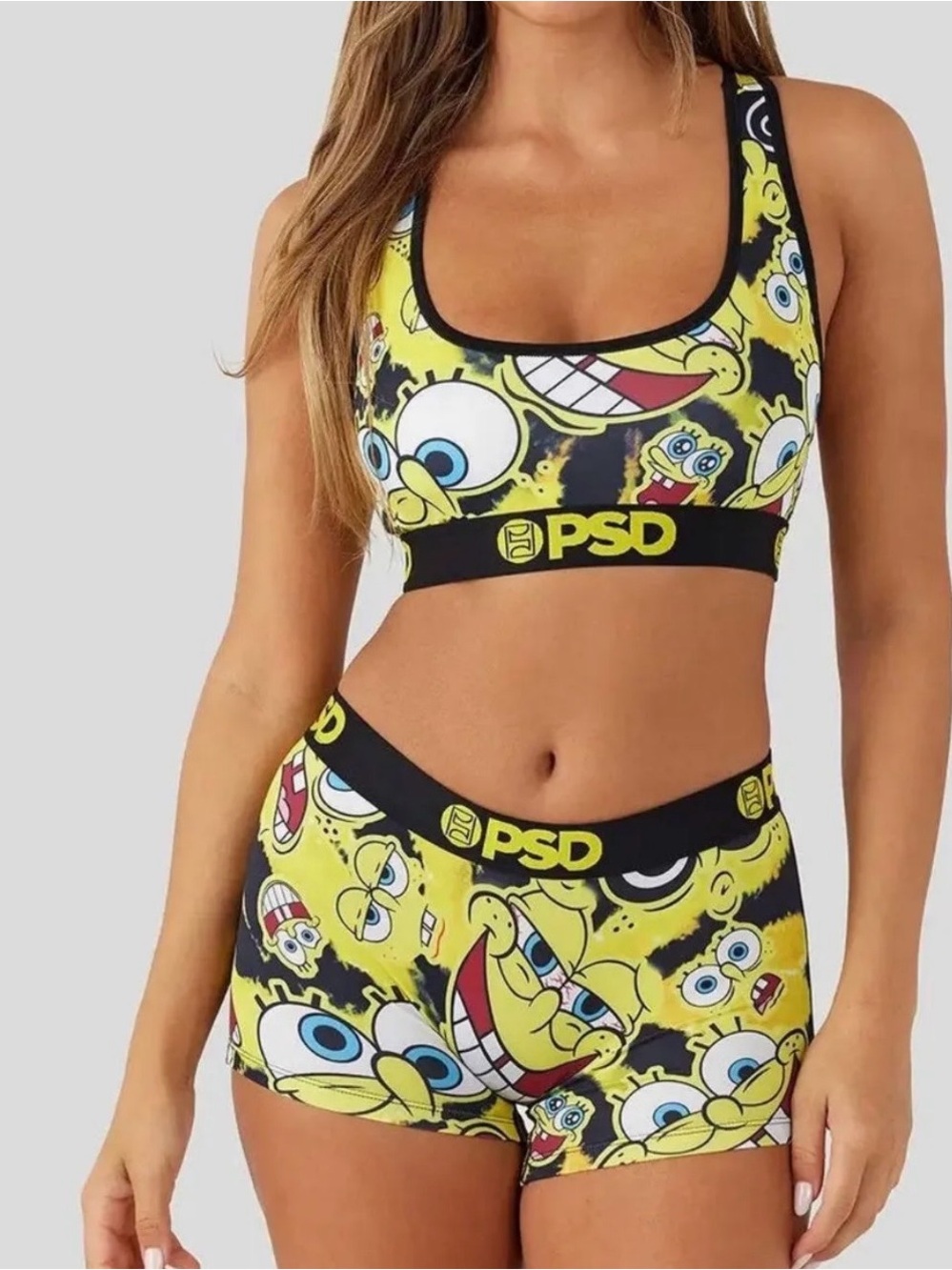 PSD Yellow & Black SpongeBob Set